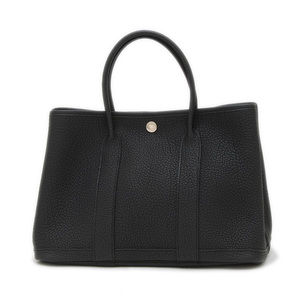 Hermes Hermès Garden Party TPM 30 Tote Bag Negonda Black C Stamp